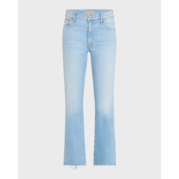 NWT Mother Insider Ankle Fray in Friendly Reminder High Crop Bootcut Jeans 27 - Picture 1 of 13